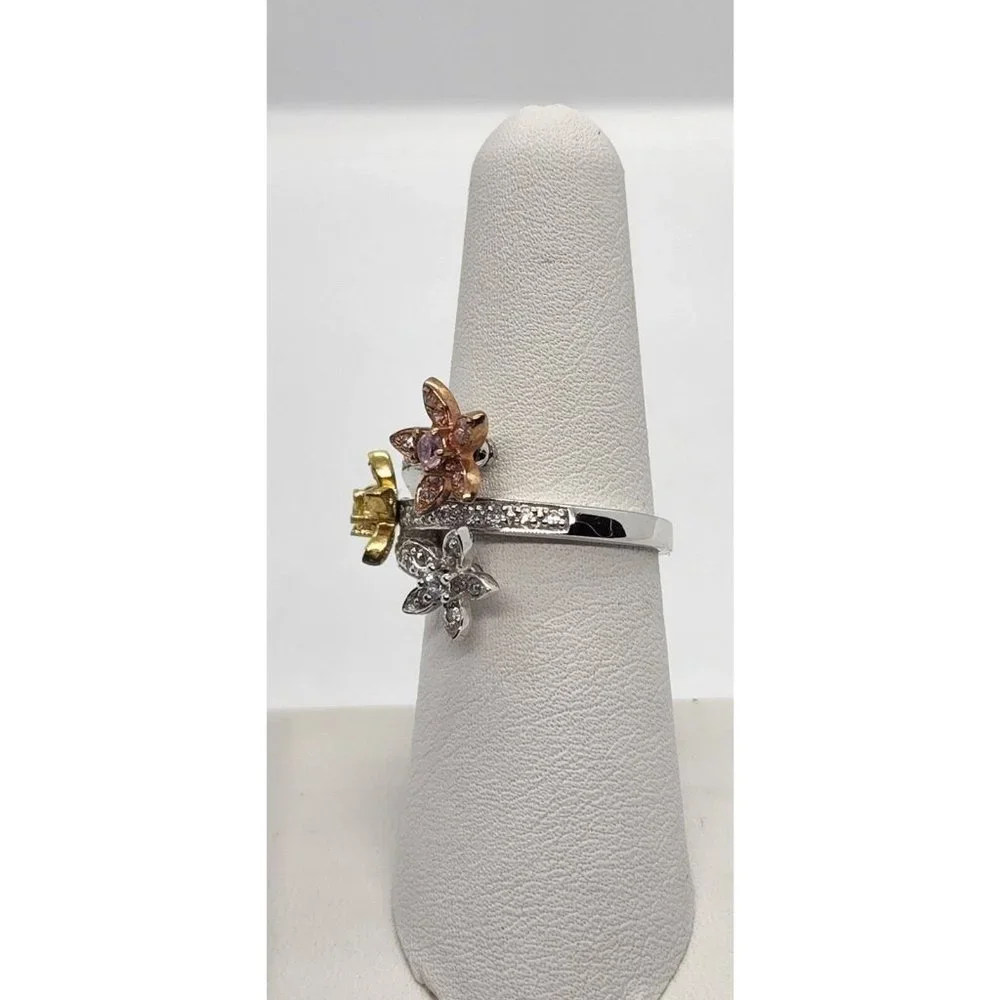 925 STERLING SILVER CZ RING SIZE 7